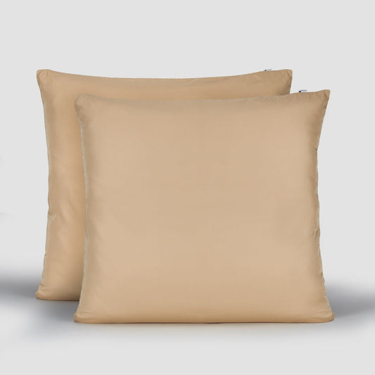 100% Bamboo Momo Cotton Pillowcase Beige 80x80 cm – Ultra soft, silky finish, sustainable and breathable